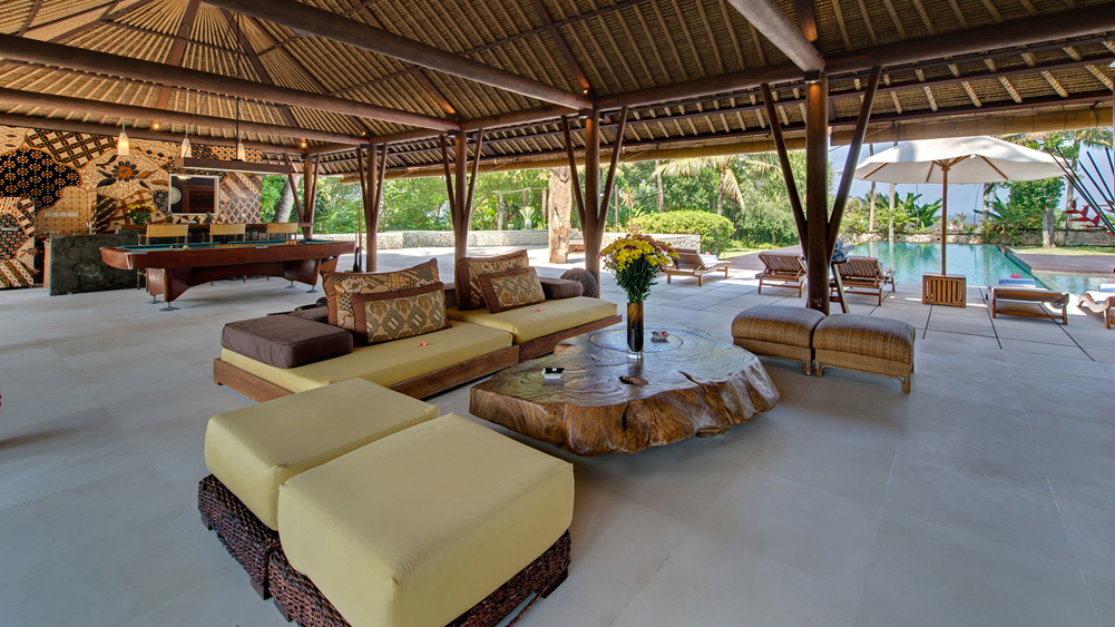 Samadhana - Entertainment pavilion living area